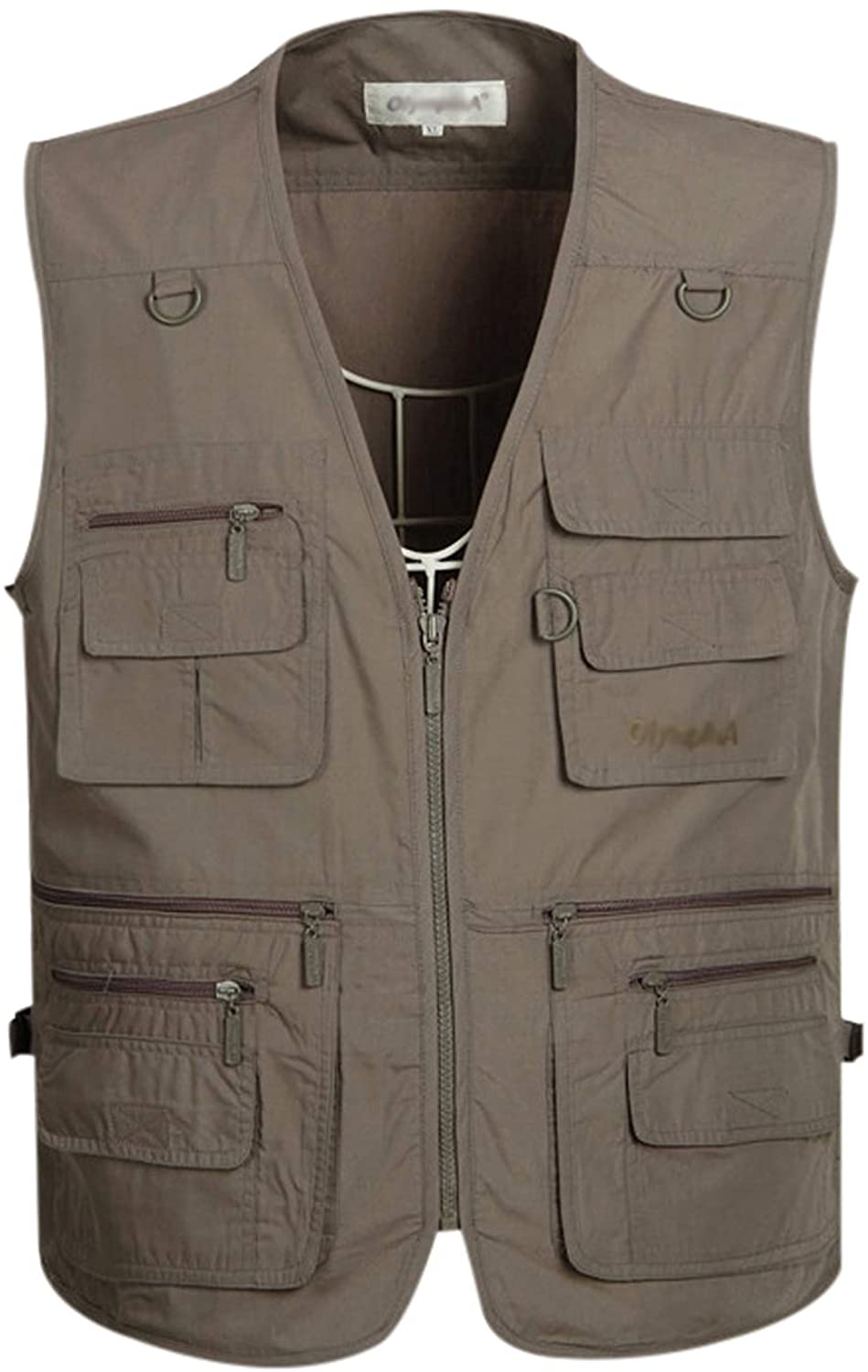 Gihuo Men's Fishing Vest Utility Shooting Safari Travel Vest with