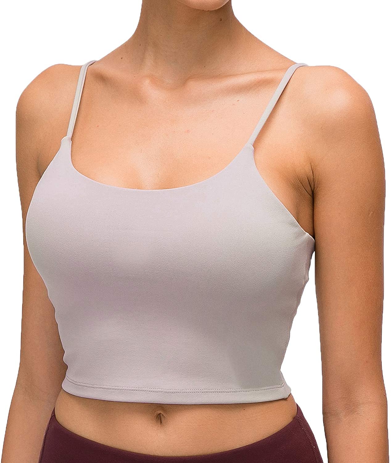 Summer Workout Tops for Women Sports Bras Camisole Crop Padded Tank Tops  Cute Ca