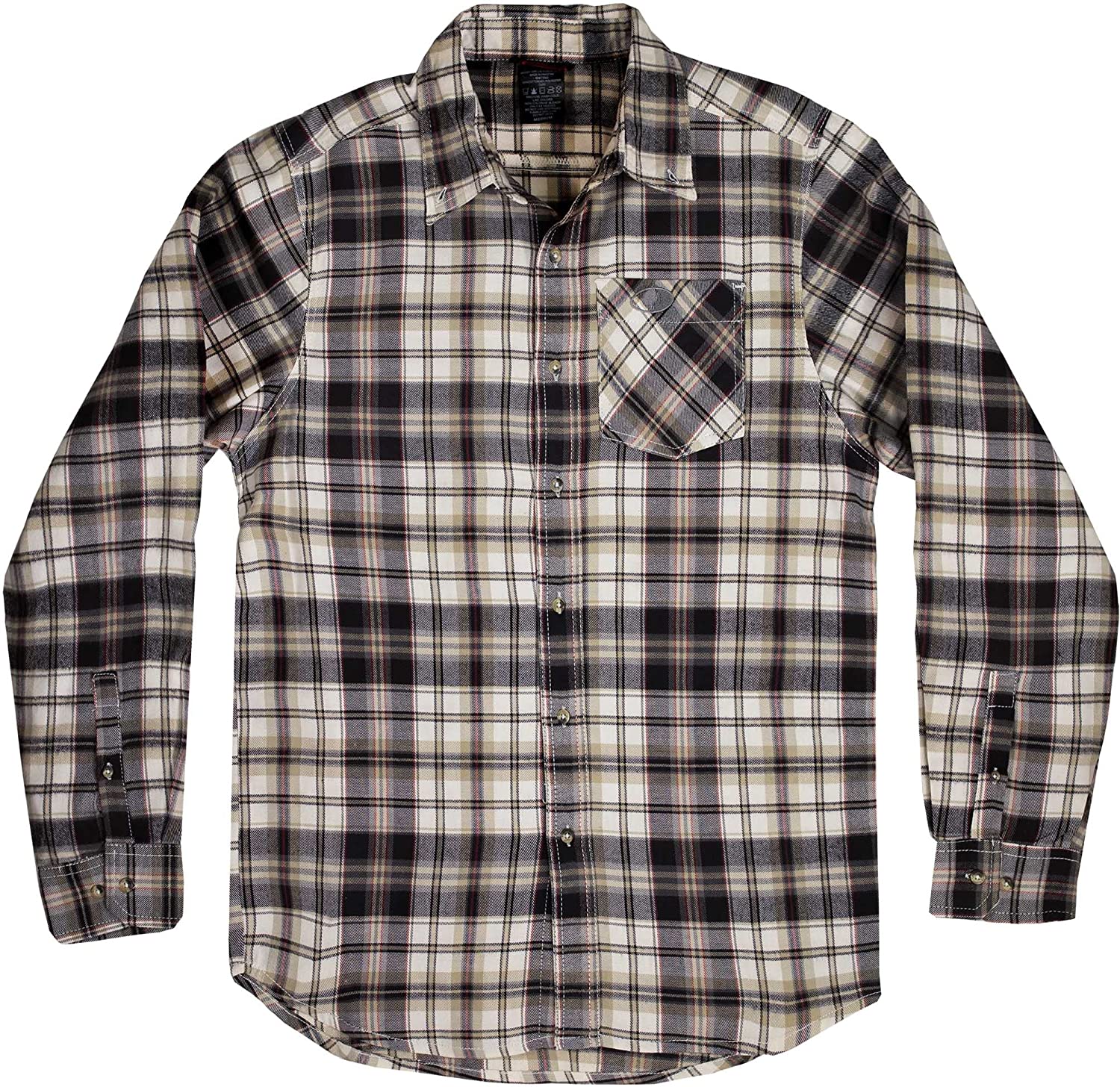 Mossy Oak Men's Buffalo Plaid Flannel Shirt