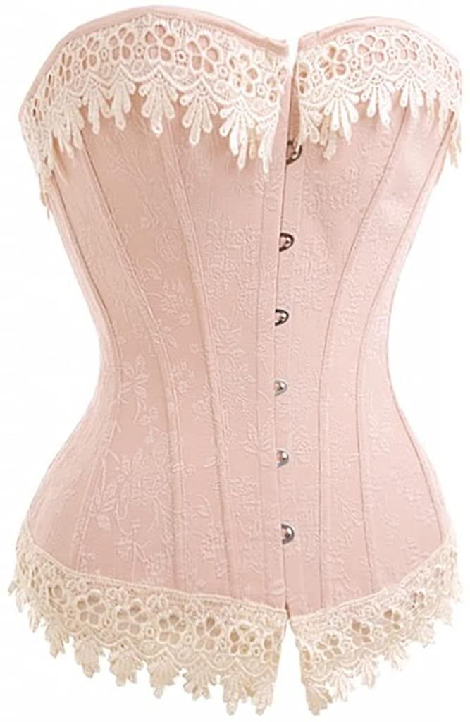 Alivila.Y Fashion Womens Sexy Lace Brocade Corset Bustier Shapewear