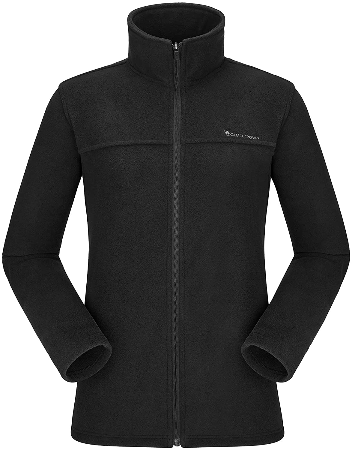 CAMELSPORTS Men's Full Zip Polar Fleece Jacket Long-Sleeve Lightweight  Winter Co