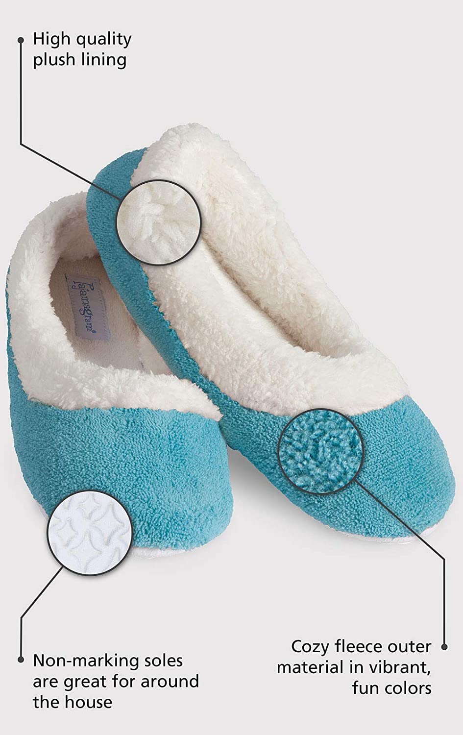 PajamaGram Fleece Slippers for Women - World's Softest Womens Slippers ...