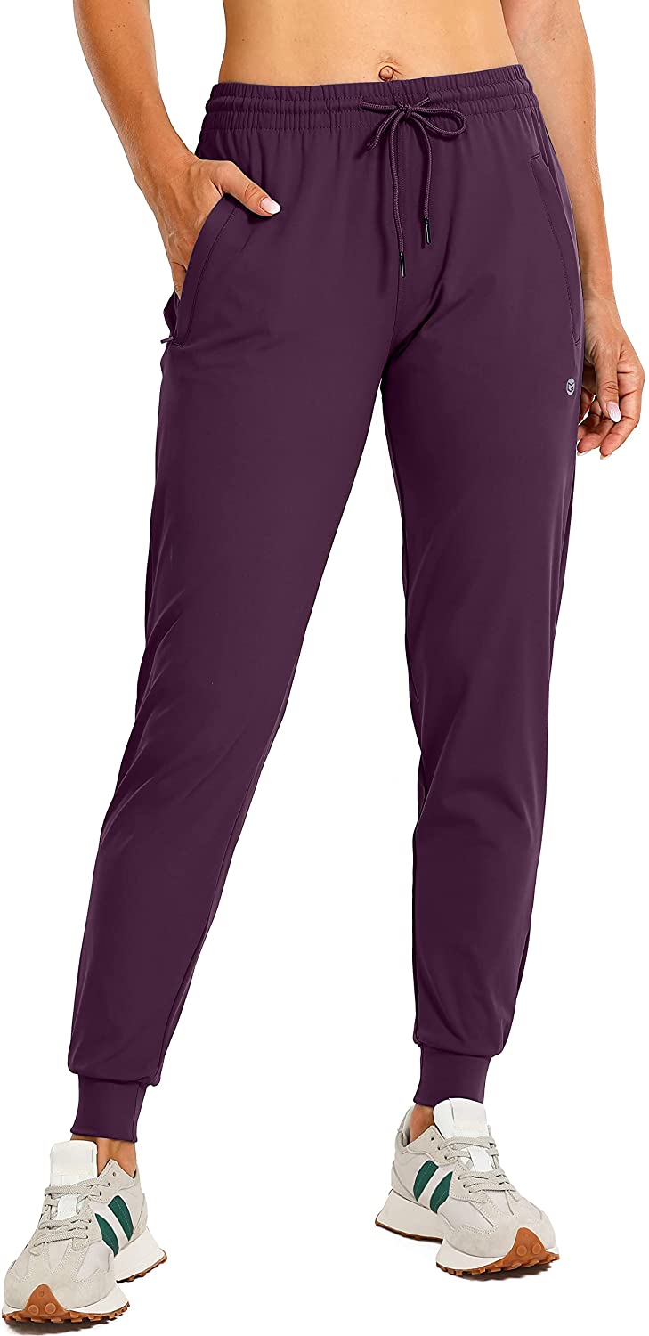 G Gradual Women's Joggers Pants with Zipper Pockets Tapered Running  Sweatpants for Women Lounge, Jogging : : Clothing, Shoes &  Accessories