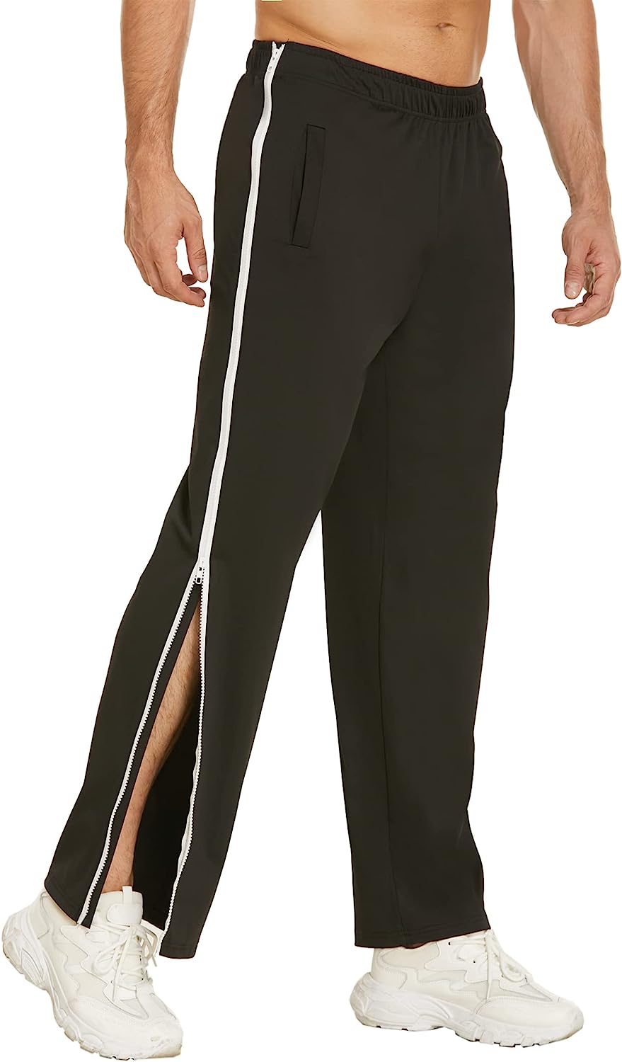 Basketball pants hot sale with side snaps