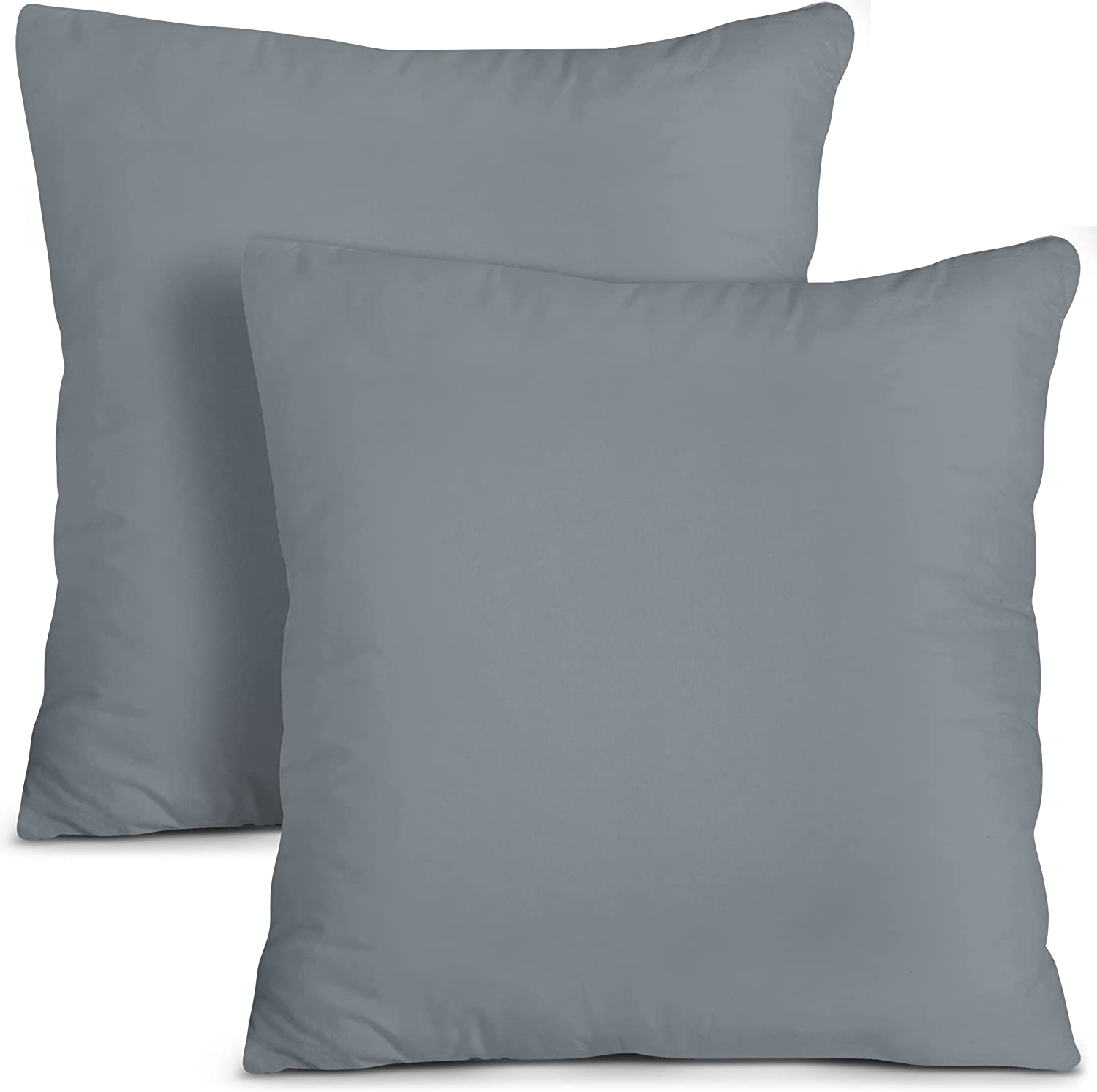 Utopia Bedding Throw Pillows (Set of 4, White), 18 x 18 Inches Pillows for  Sofa