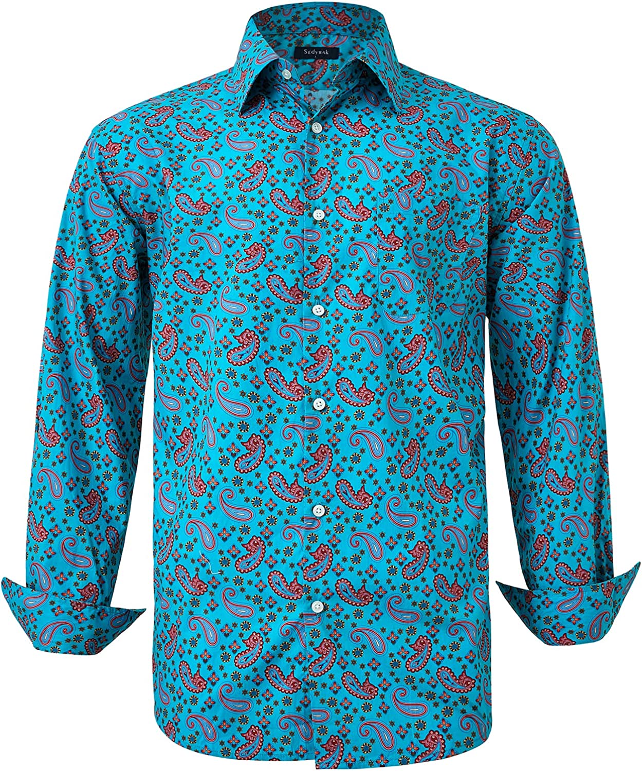  Paisley Shirts for Men Regular Fit Button Down Shirts
