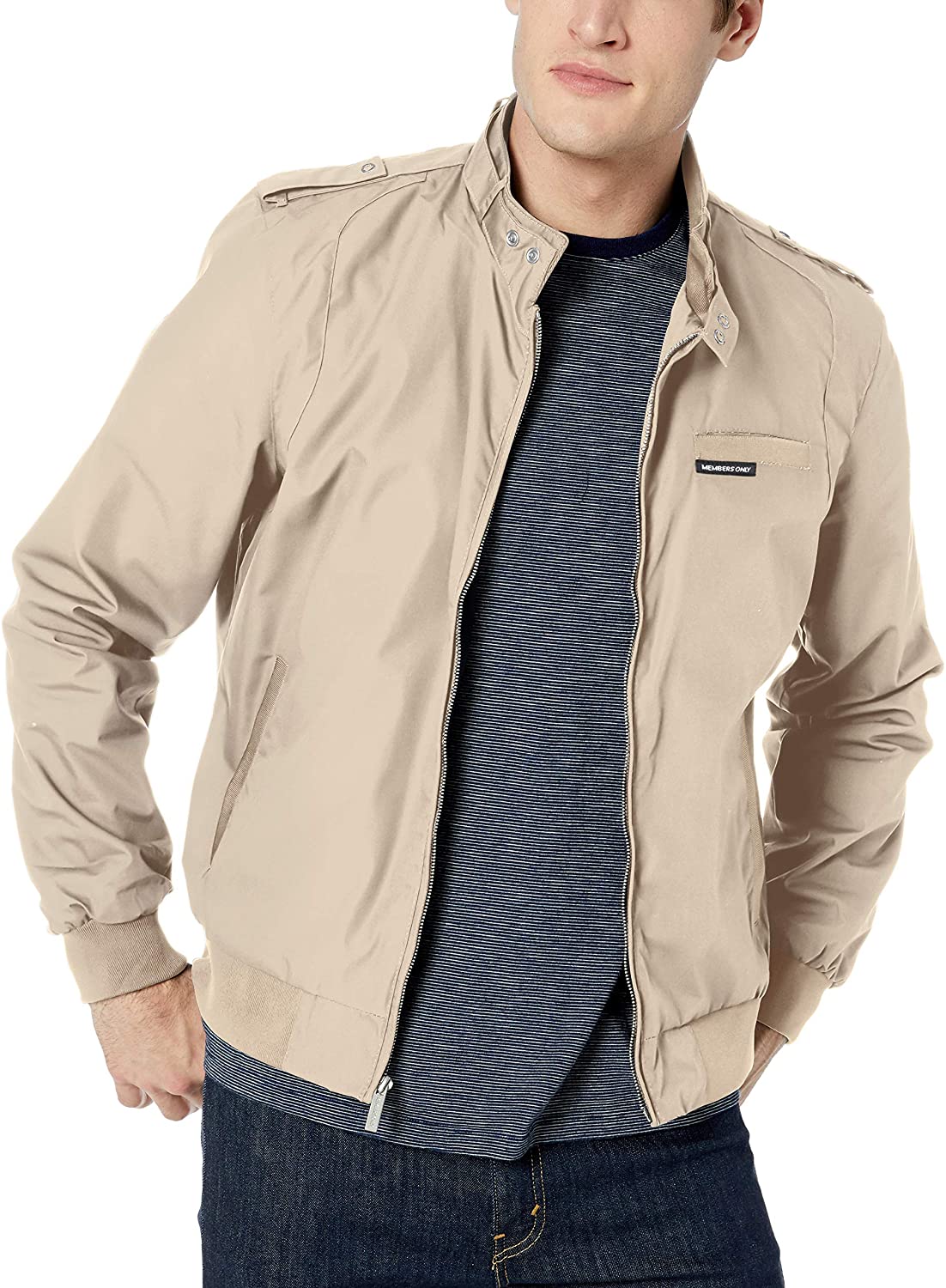 Members Only Original Iconic Racer Jacket for Men | Slim Fit | at   Men’s Clothing store