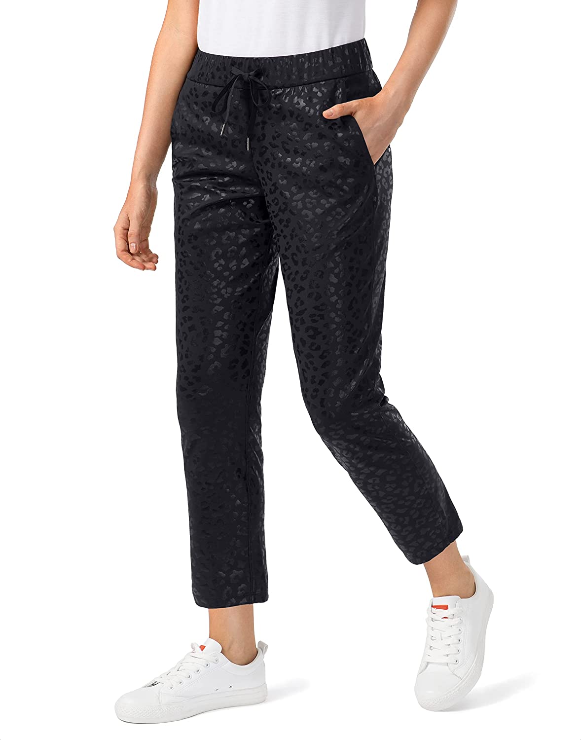 G Gradual Women's Pants with Deep Pockets 7/8 Stretch Sweatpants for Women  Athle