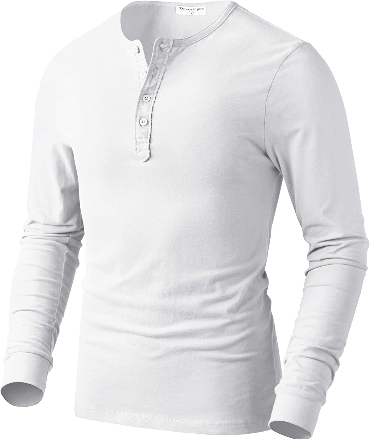  KAMEMIR Mens Slim Fitted Casual Short/Long-Sleeve Button  T-Shirts Contrast Color Stitching Tee Men's Henley Shirts : Ropa, Zapatos y  Joyería