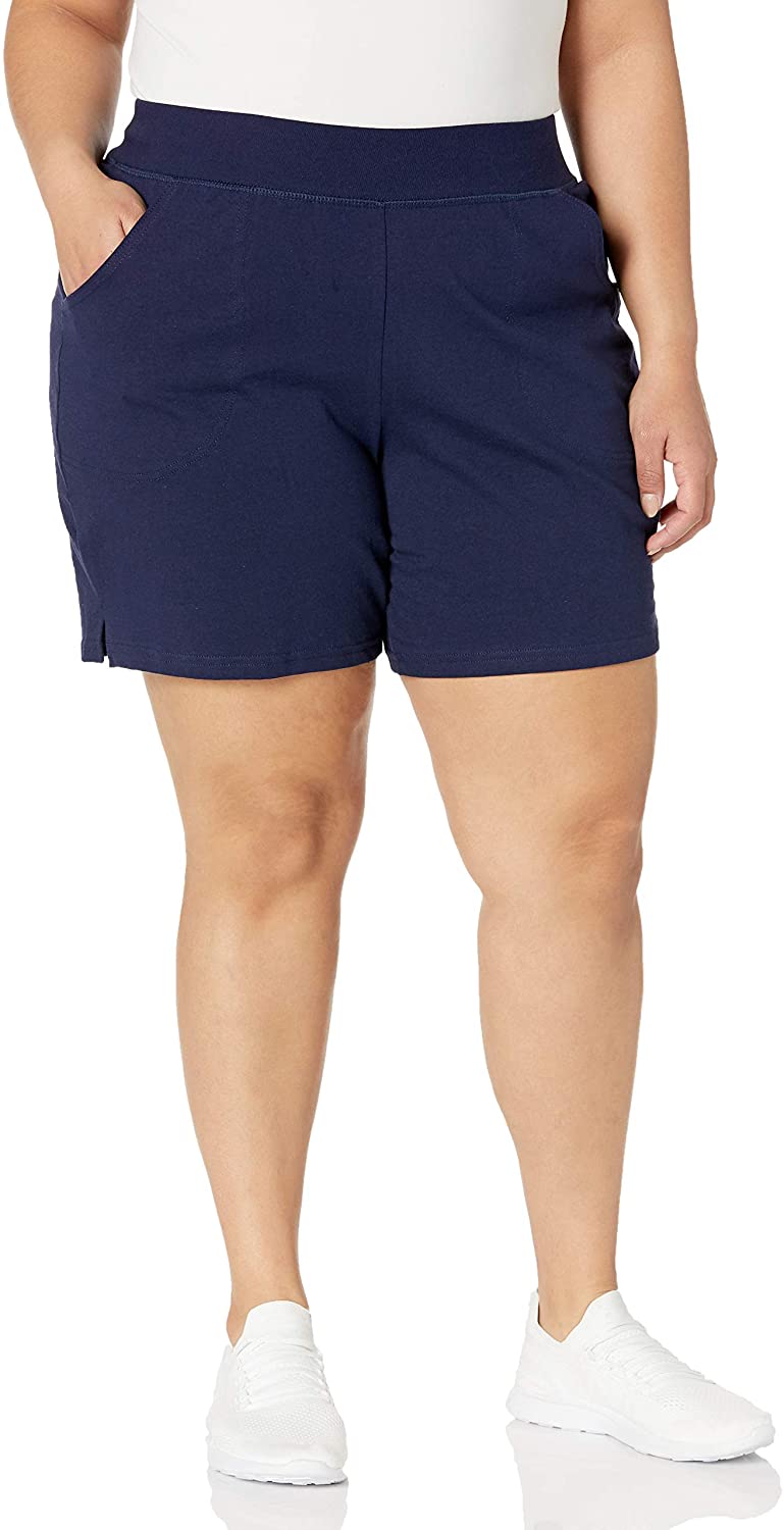 Just My Size Women's Plus Cotton Jersey Pull-On Shorts | eBay