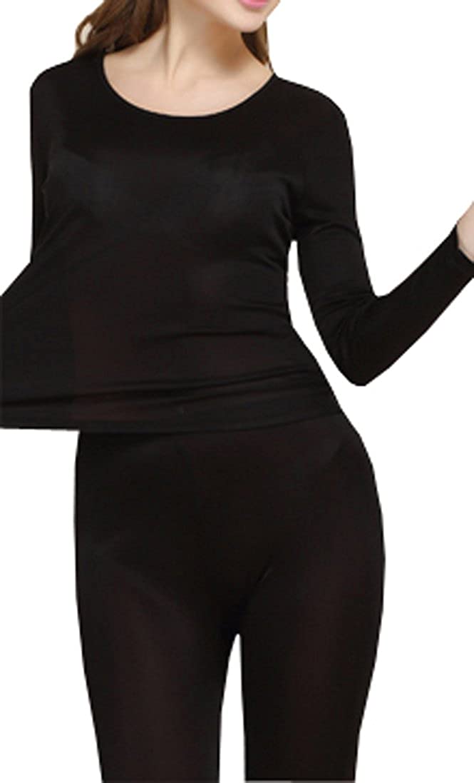 Fashion Silk Womens Silk Thermal Underwear Sets Silk Long Johns For Women S Ebay
