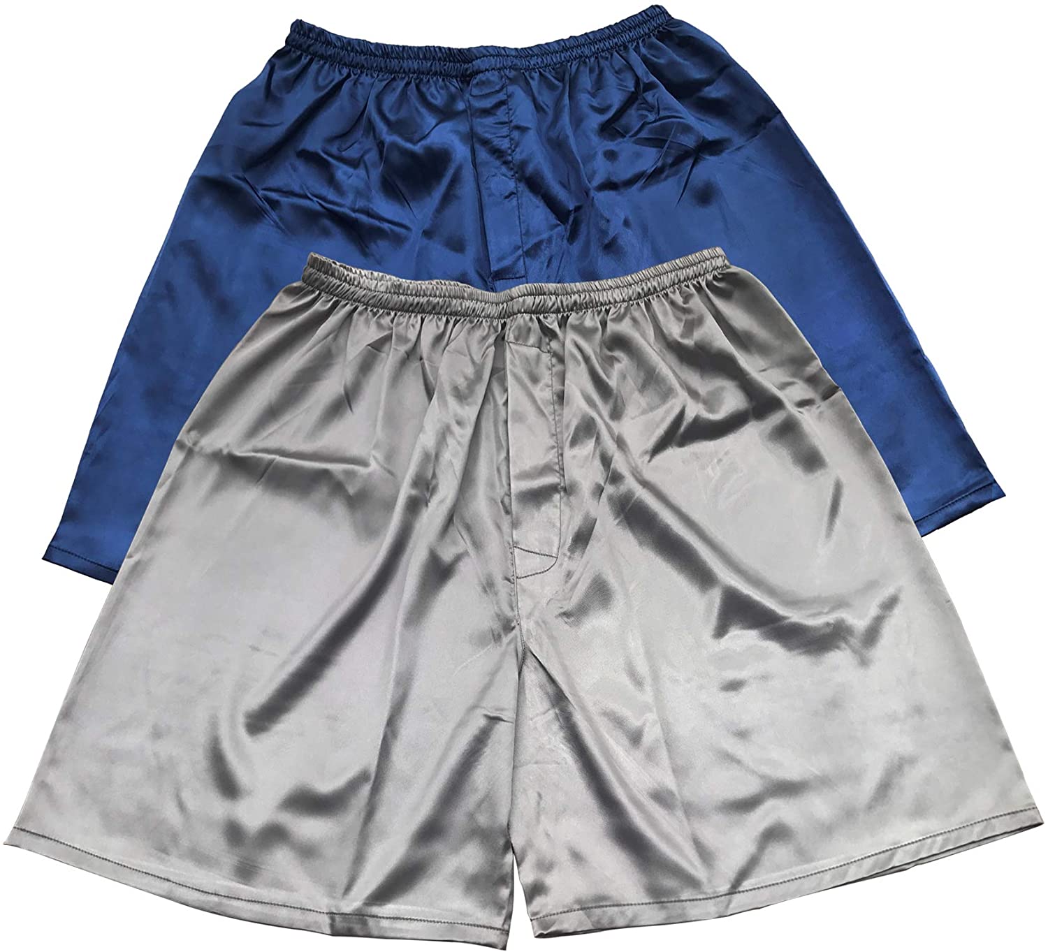 Sanraflic Men's Satin Boxer Shorts, Underwear in Combo Pack, Chestnut +  Black + Blue Polka Dot, Medium : : Clothing, Shoes & Accessories