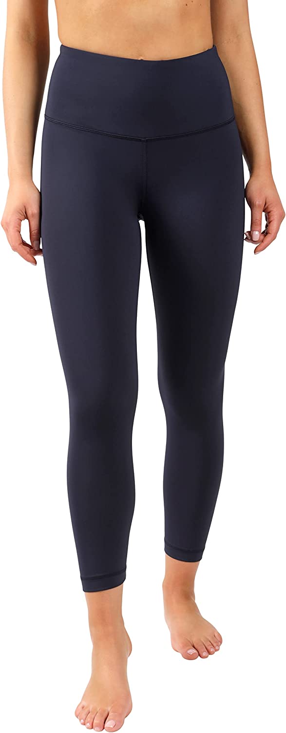 90 Degree By Reflex High Waist Squat Proof Capris - 22” Interlink Workout  Capris - ShopStyle Trousers