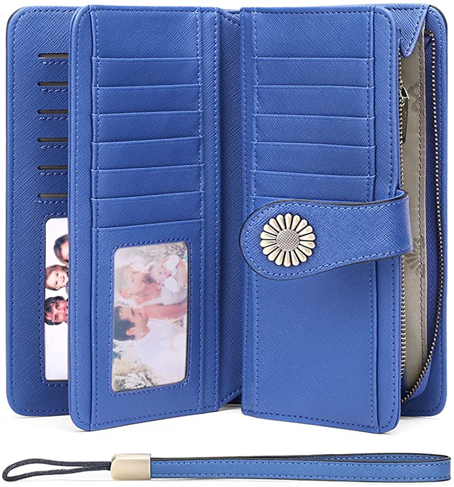 Women's Wallets, Large Capacity with RFID Blocking, Genuine Leather by  SENDEFN