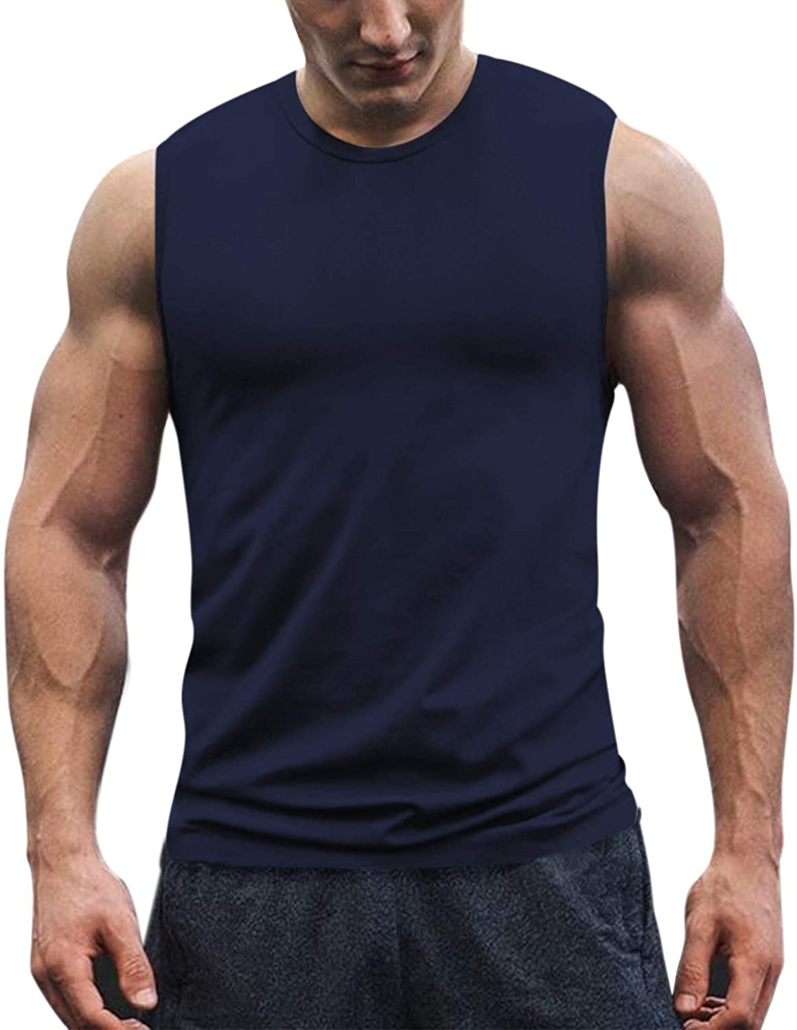 men's sleeveless muscle tee