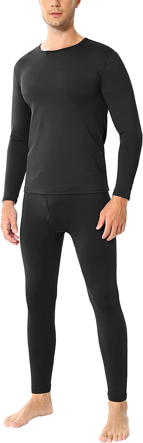 ViCherub Men's Thermal Underwear Set Long Johns for Men with