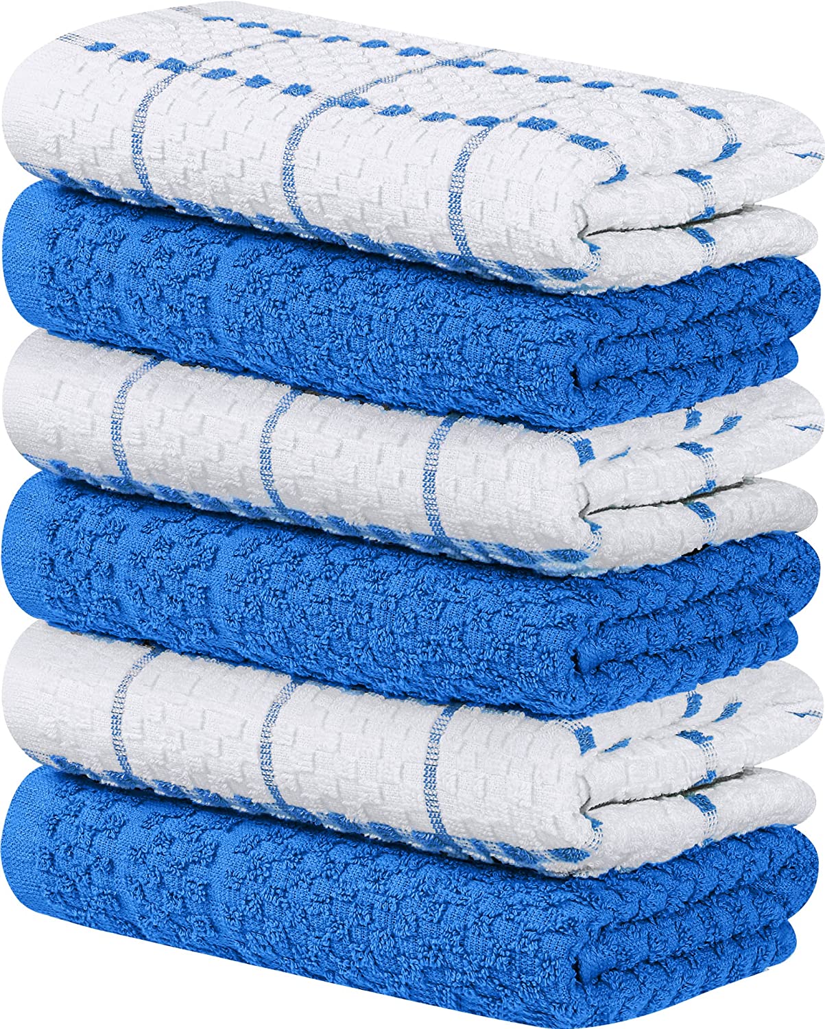 Kitchen Towels [12 Pack], 15 x 25 Inches, 100% Ring Spun Cotton