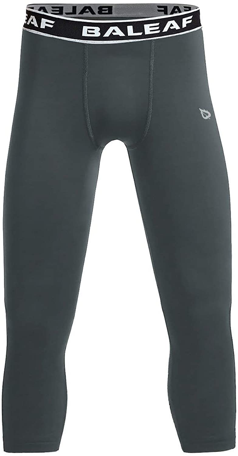 BALEAF Youth Boys'/Girls' Compression Pants Base Layer Yoga Leggings Sports  Tigh