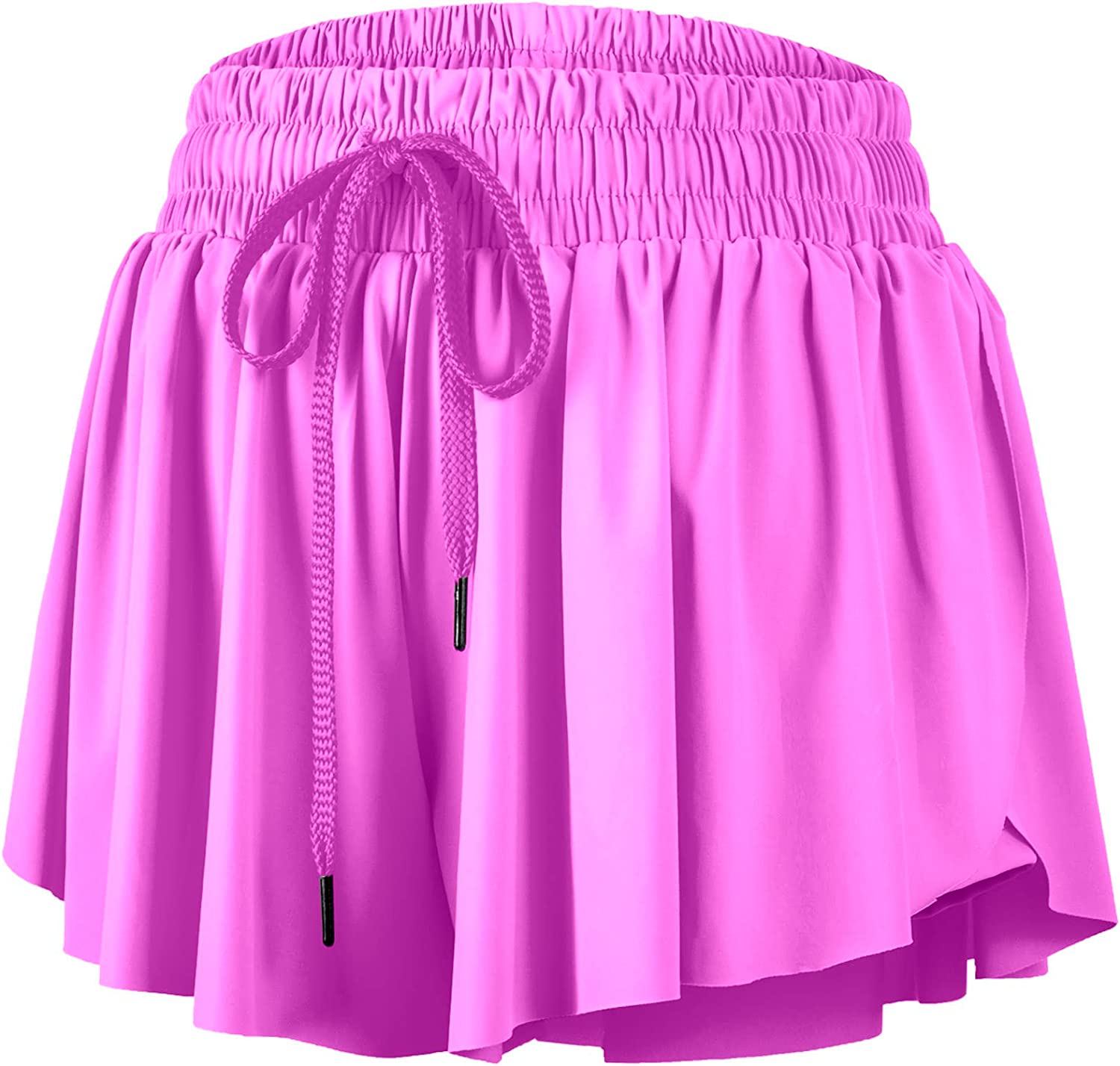 Ruffle Athletic Shorts- Pink – Refuge Boutique