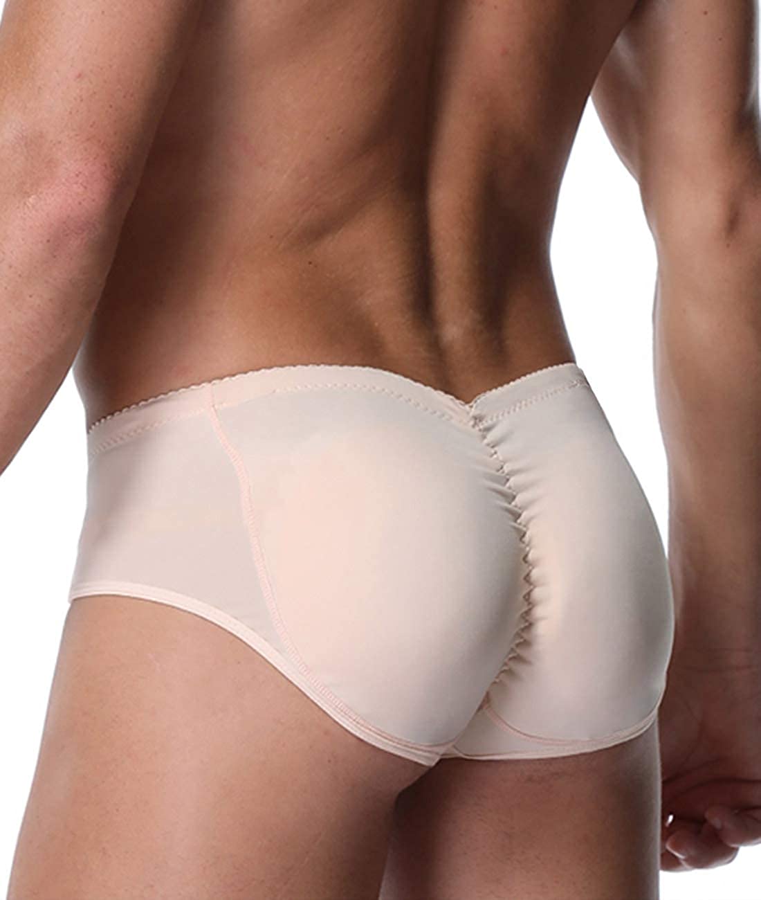 RIBIKA Men's Padded Underwear High Waist Tummy Control Shapewear Short  Boxer Enhance Butt Lifter Brief : : Clothing, Shoes & Accessories