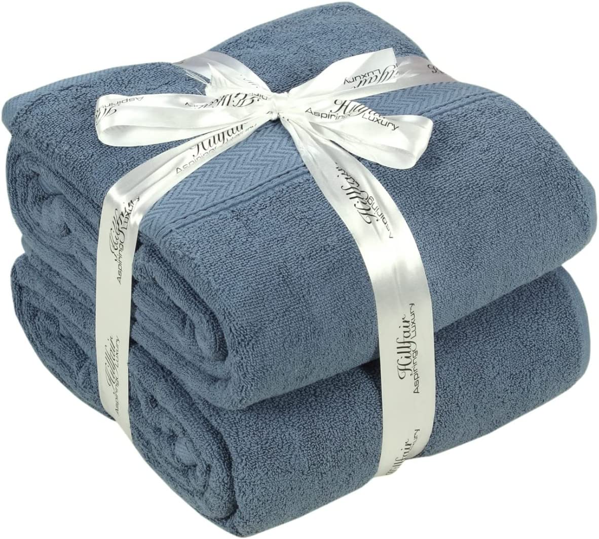6-Piece Premium Towel Set, 2 Bath Towels, 2 Hand Towels, and 2