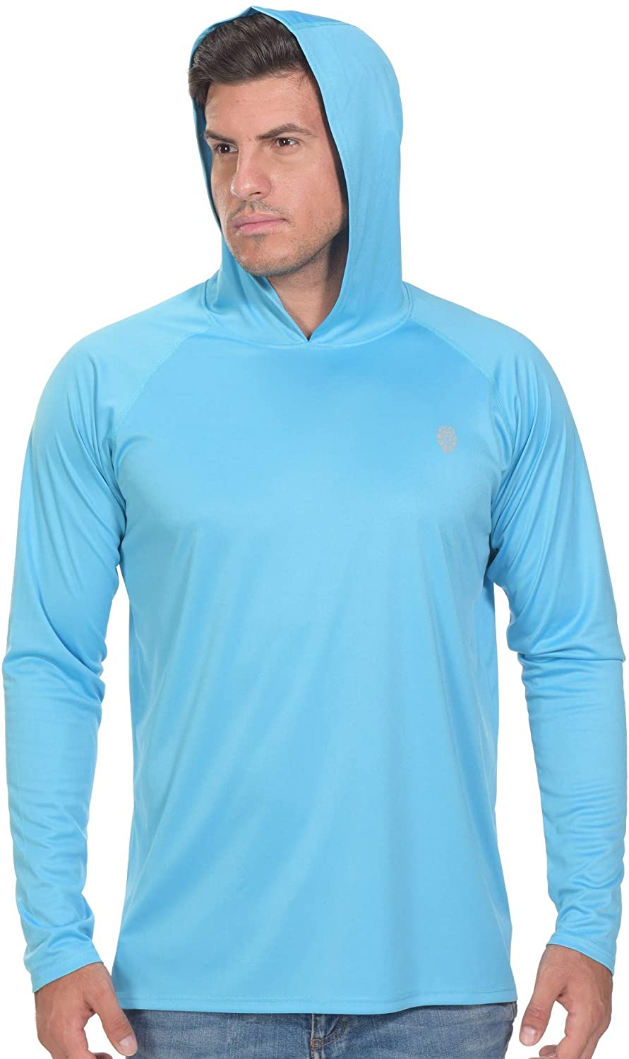 Fishing Shirts for Men Long Sleeve Sun Protection SPF 50 UV Tshirt Hoodies 