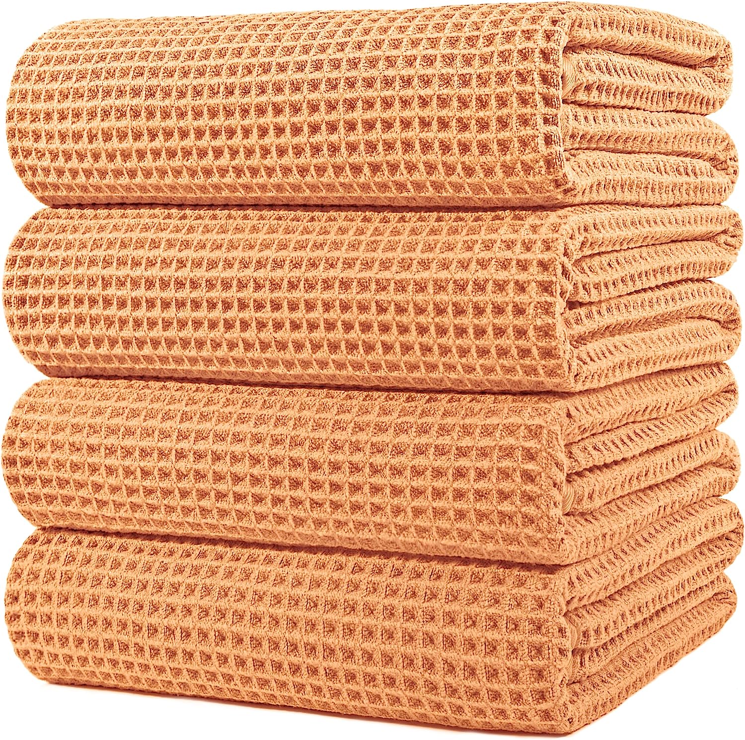 POLYTE Microfiber Oversize Quick Dry Lint Free Bath Towel, 60 x 30 in, 4  Pack (G