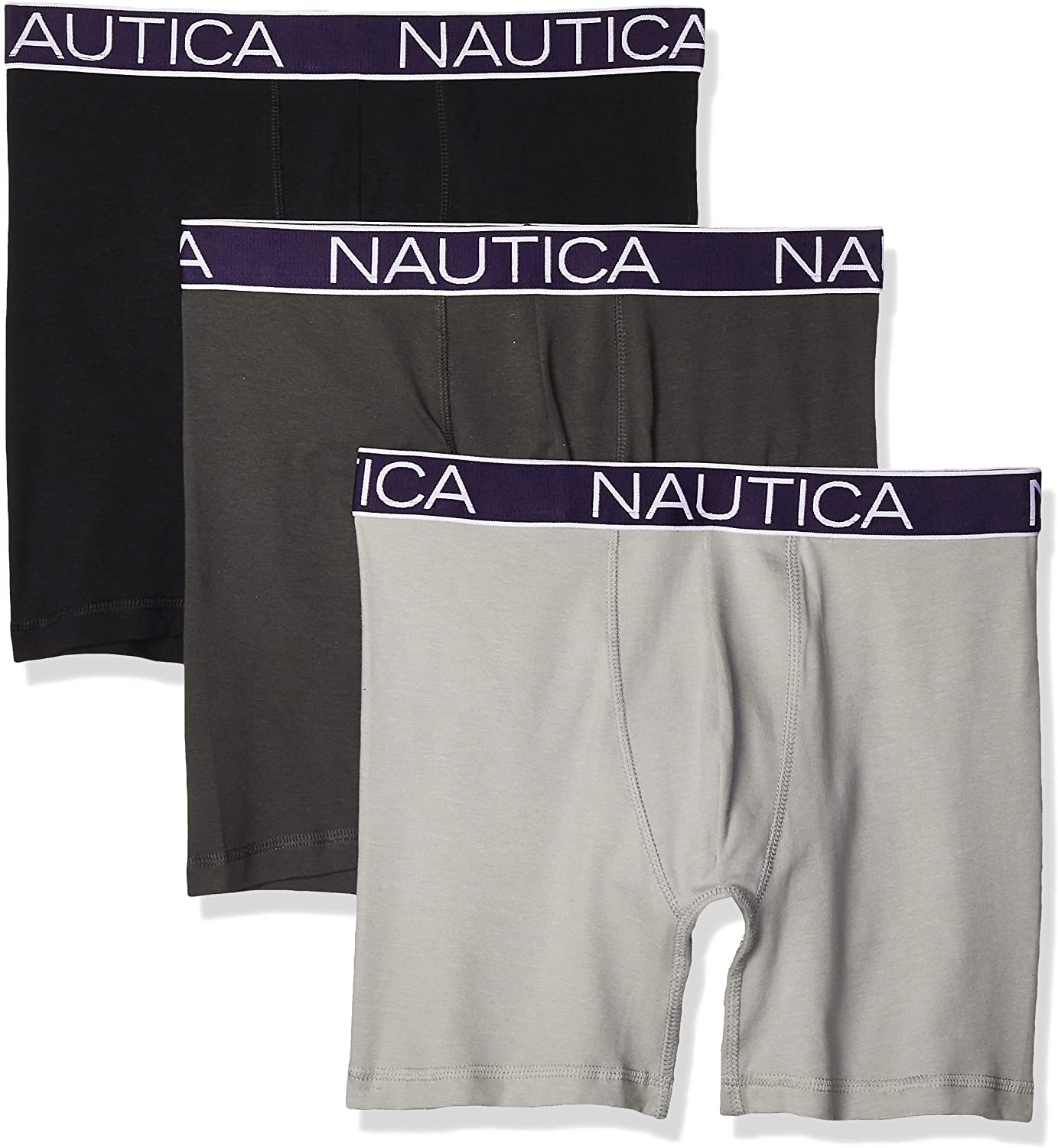  Nautica Men's Classic Underwear Cotton Stretch Trunk