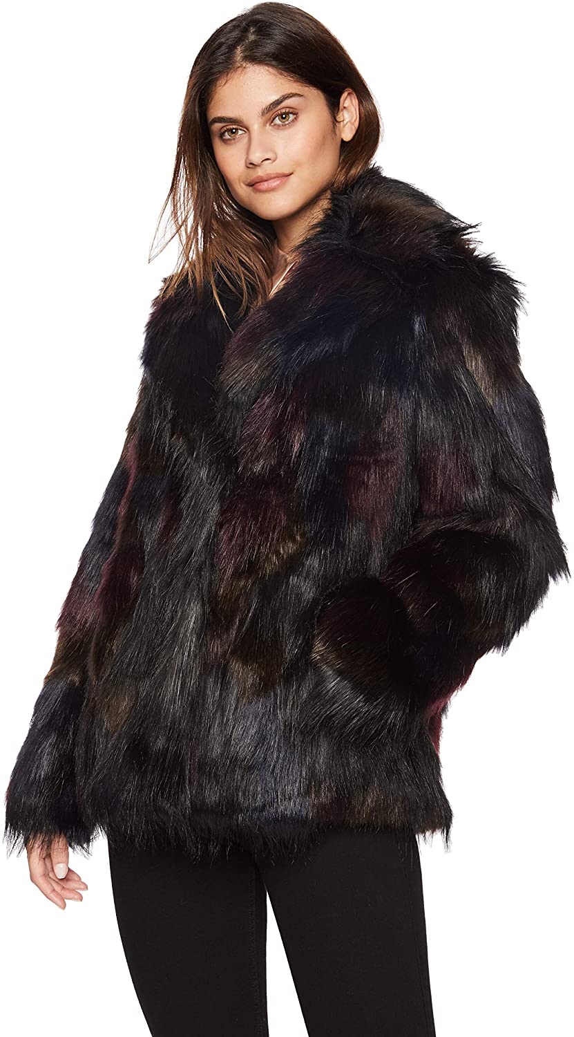 Rachel Roy womens Faux Fur Coat | eBay