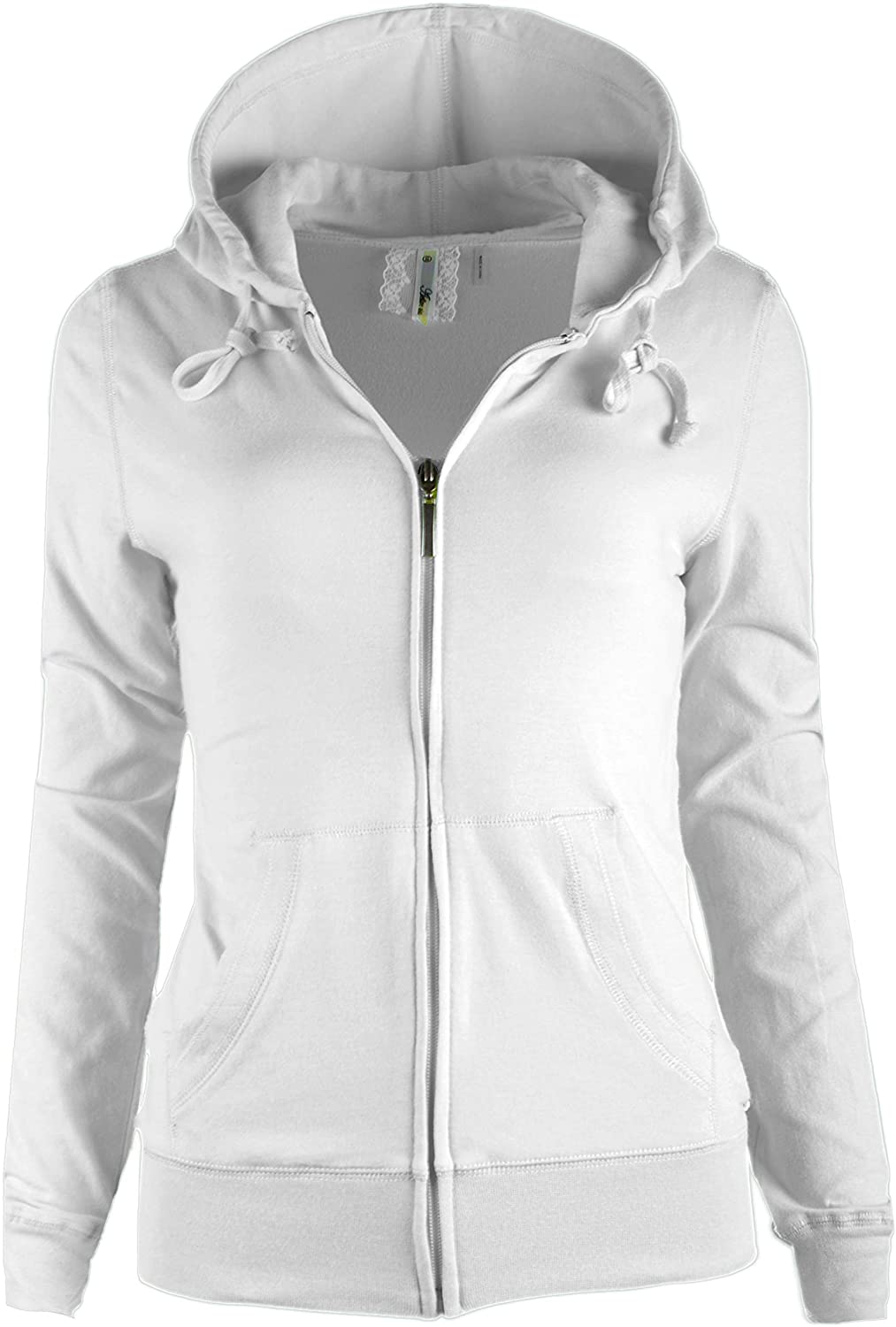 thumbnail 21  - OLLIE ARNES Women&#039;s Thermal Long Hoodie Zip Up Jacket Sweater Tops