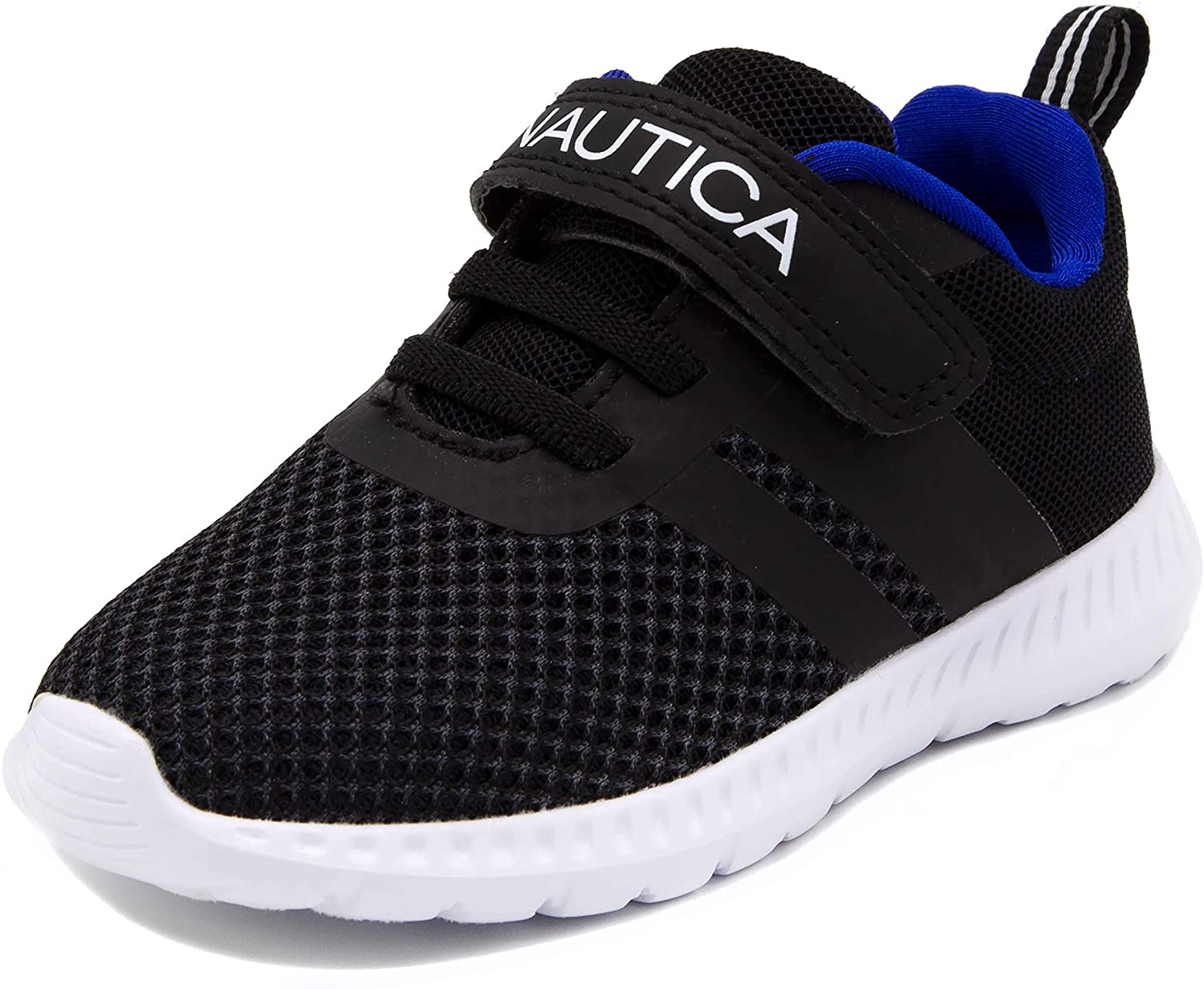 Nautica Kids Fashion Sneaker Athletic Running Shoe with One Strap|Boys-Girls| Toddler/Little Kid 