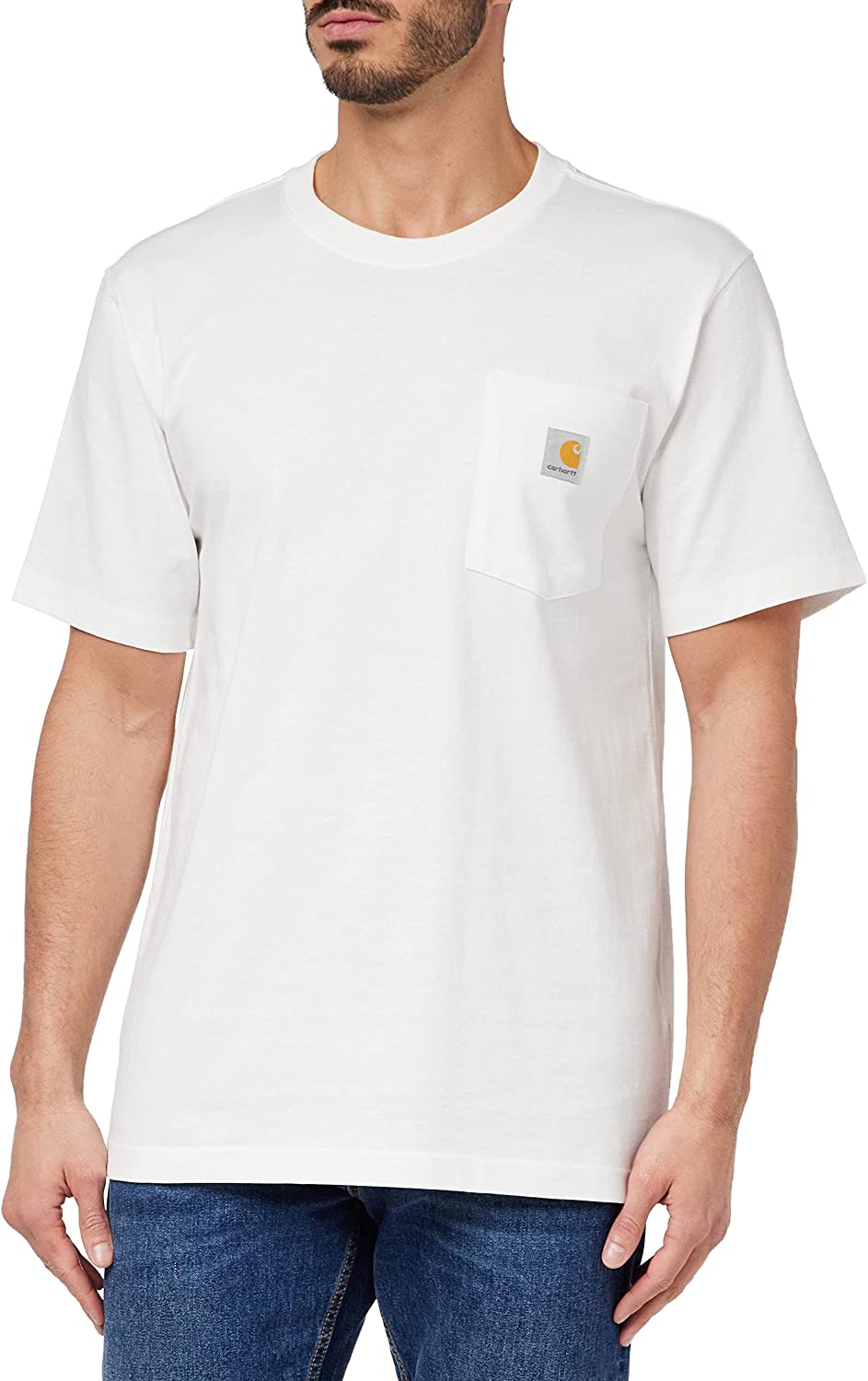 Carhartt Men's Small Regular Pale Sun Short Sleeve Heavyweight Fishing  Graphic T-Shirt, Loose Fit