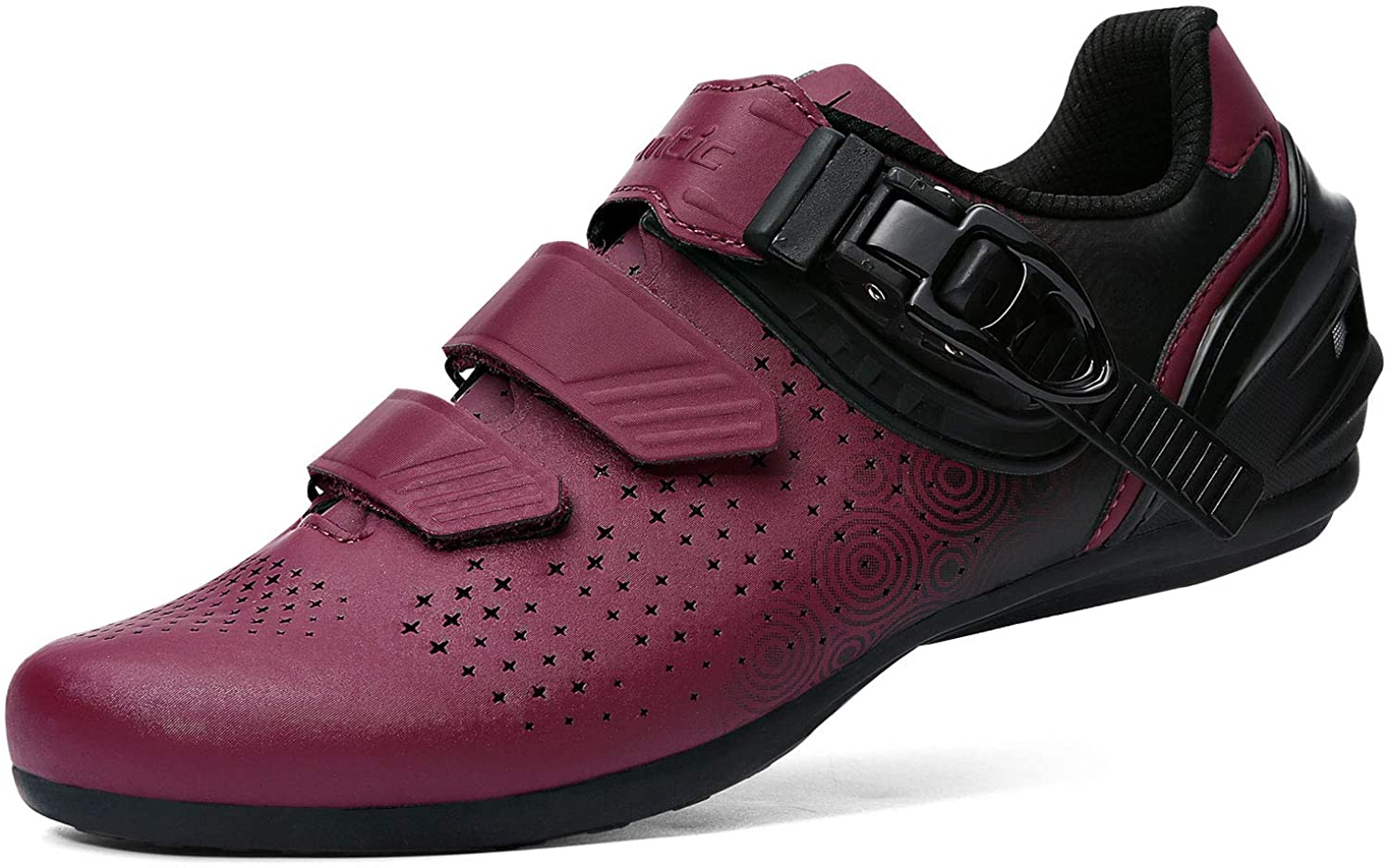 Santic Women Road Bike Cycling Shoes Auto-locking Lace-up Athletic Shoes 