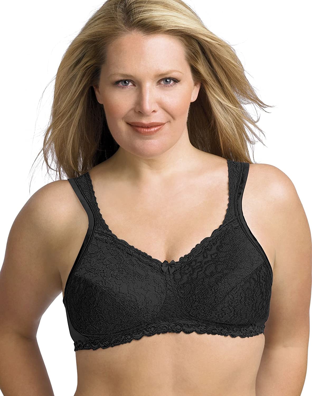 Playtex Womens 18 Hour Airform Comfort Lace Wirefree Full Coverage Bra US4088