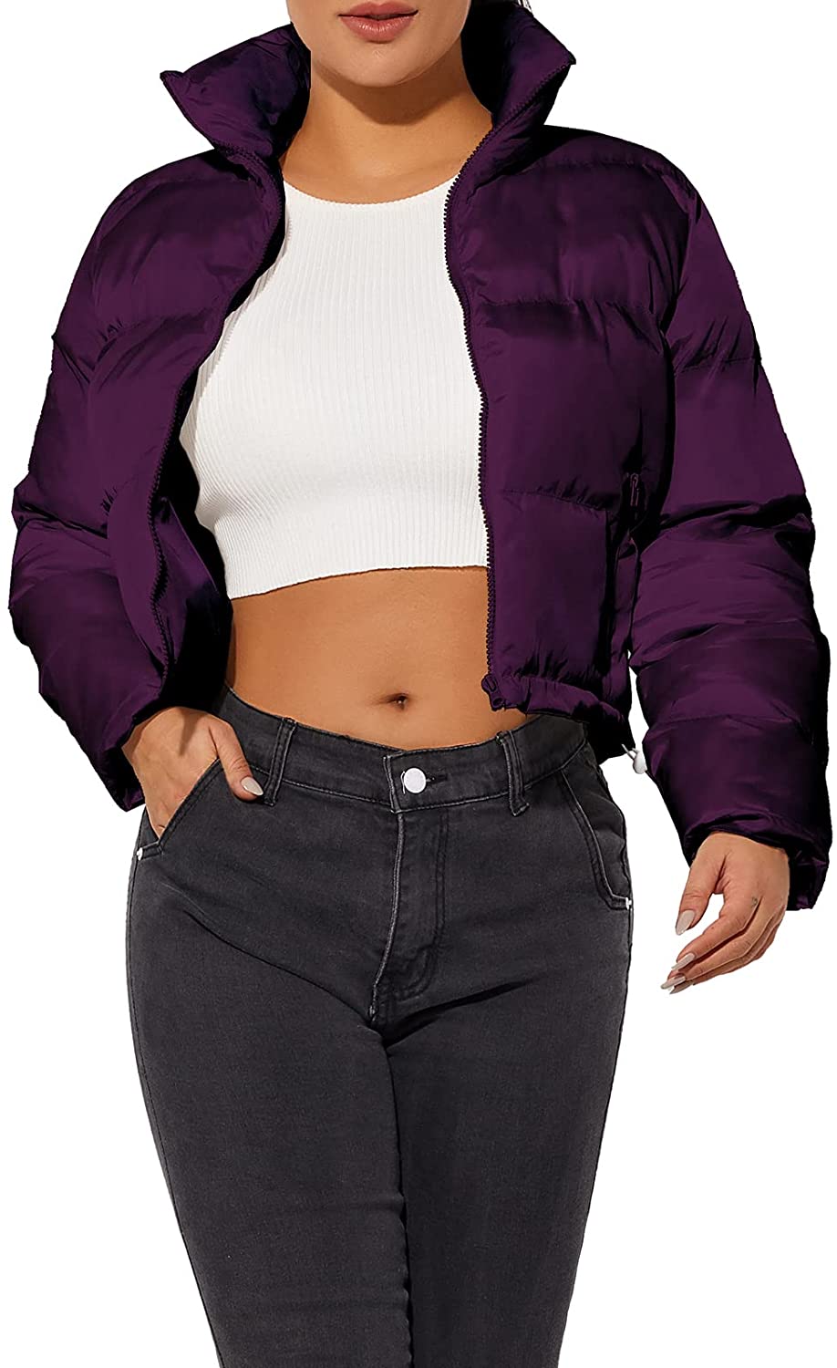 Short & Cropped Puffer Jackets for Women