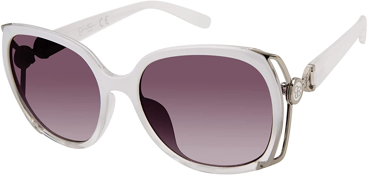 Jessica Simpson Square Glam Sunglasses