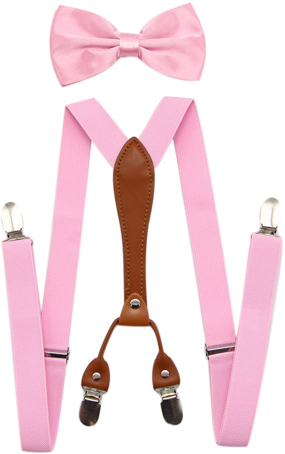 JAIFEI Men's X Back Suspenders & Bowtie Set - Perfect For Weddings & Formal  Events (Champagne) : Clothing, Shoes & Jewelry 