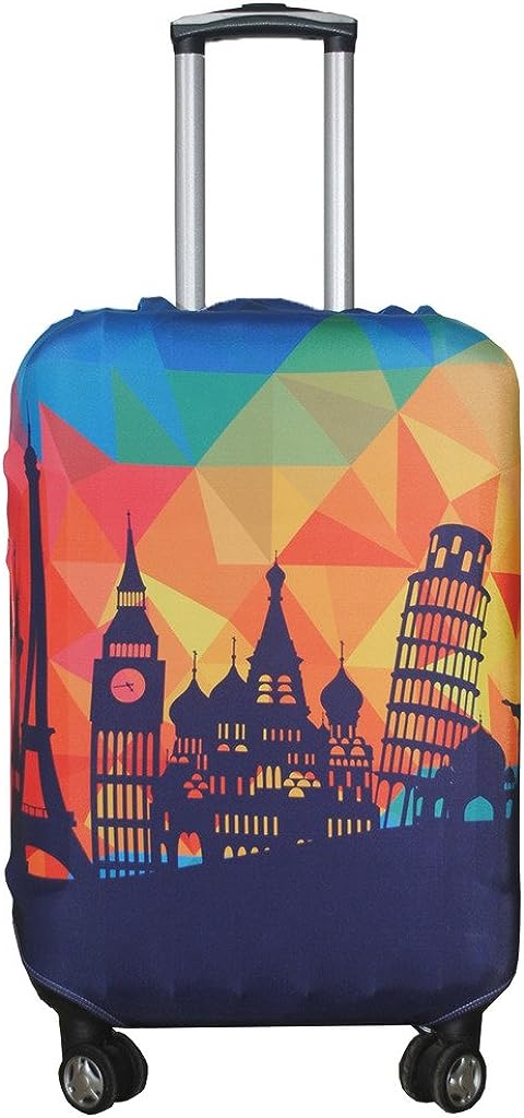 Explore Land Travel Luggage Cover Suitcase Protector Fits 18-32 inch Luggage