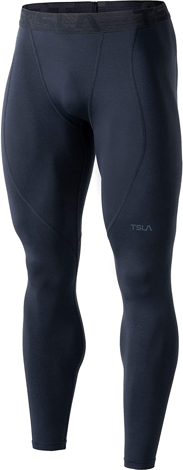 TSLA 1 or 2 Pack Women's Thermal Yoga Pants, Fleece Lined Compression  Workout Le