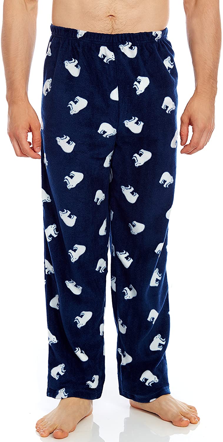 Mens Fleece Pajama Pants 