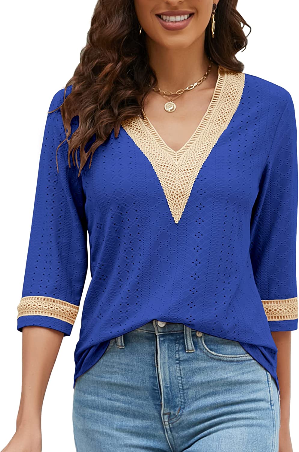 Royal blue hotsell dressy tops