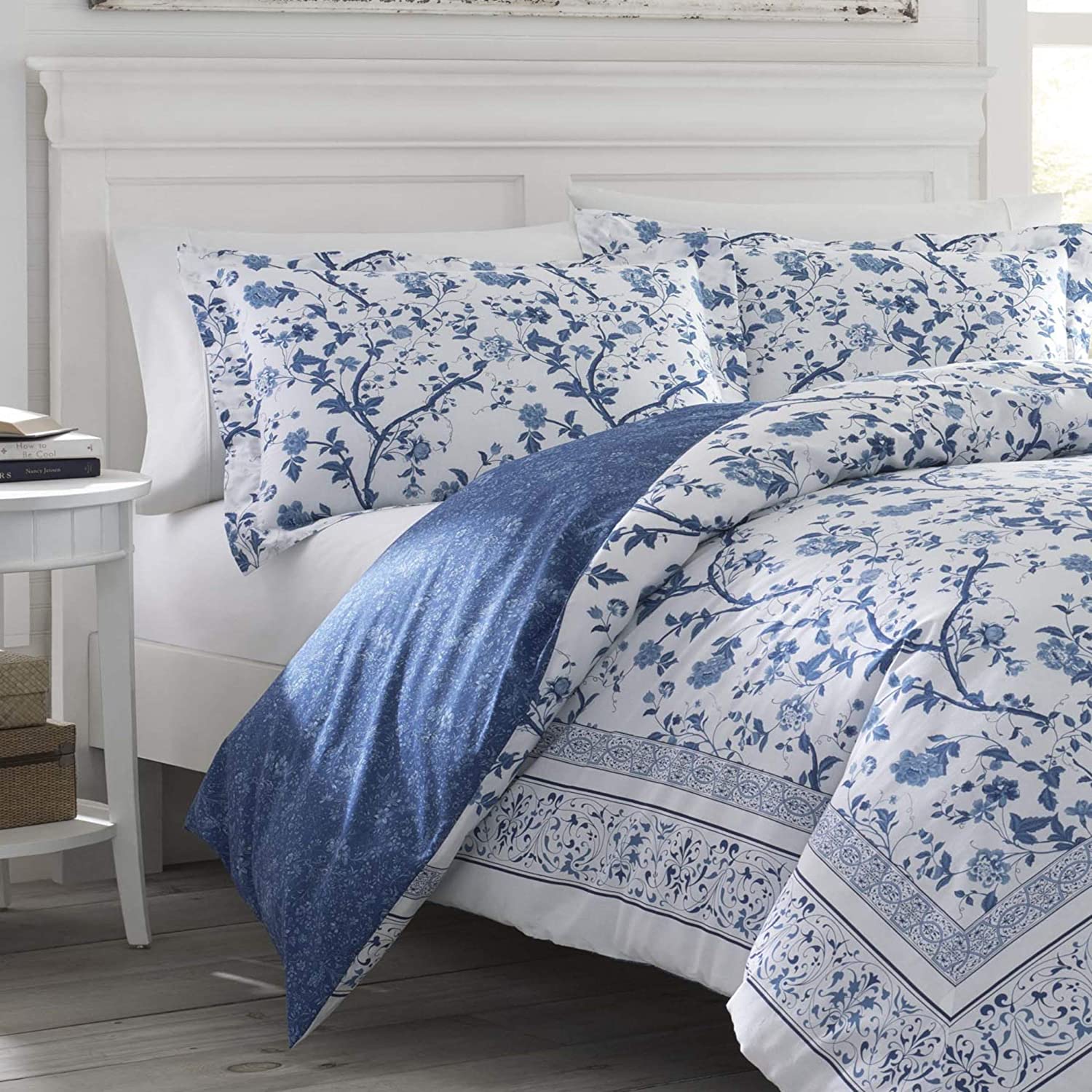 Laura Ashley Home Charlotte Collection Luxury Ultra Soft Comforter All Seas Ebay 