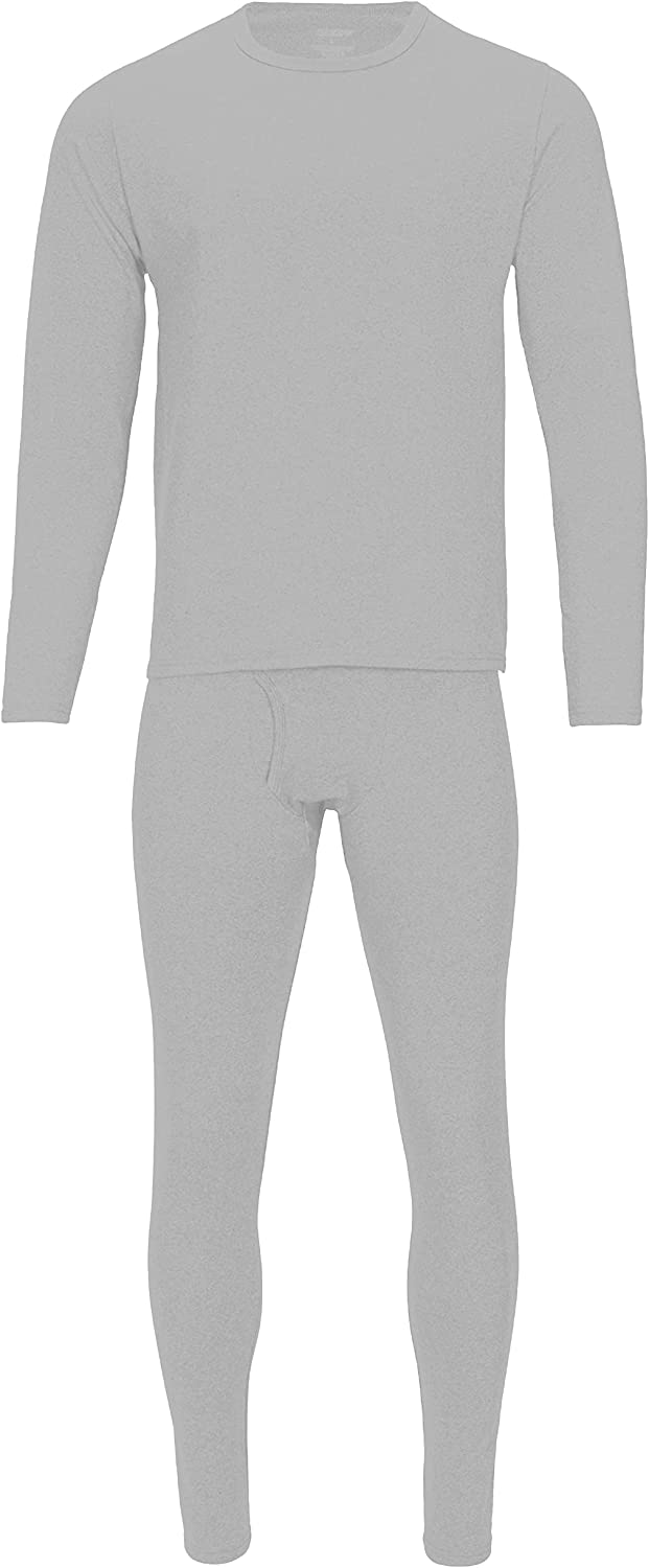 Rocky Base Layer Men Cold Weather Long Johns Thermal Underwear, White 2X 