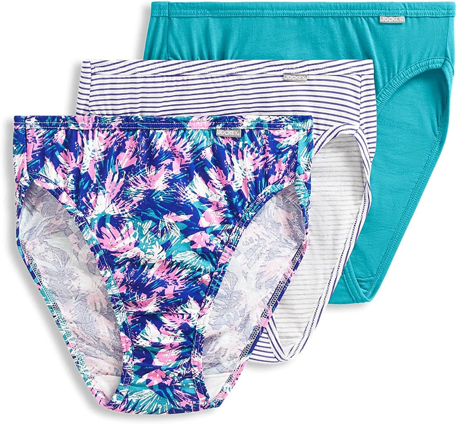 Jockey® Elance® Supersoft 3-Pack Bikini Panties (Plus Sizes