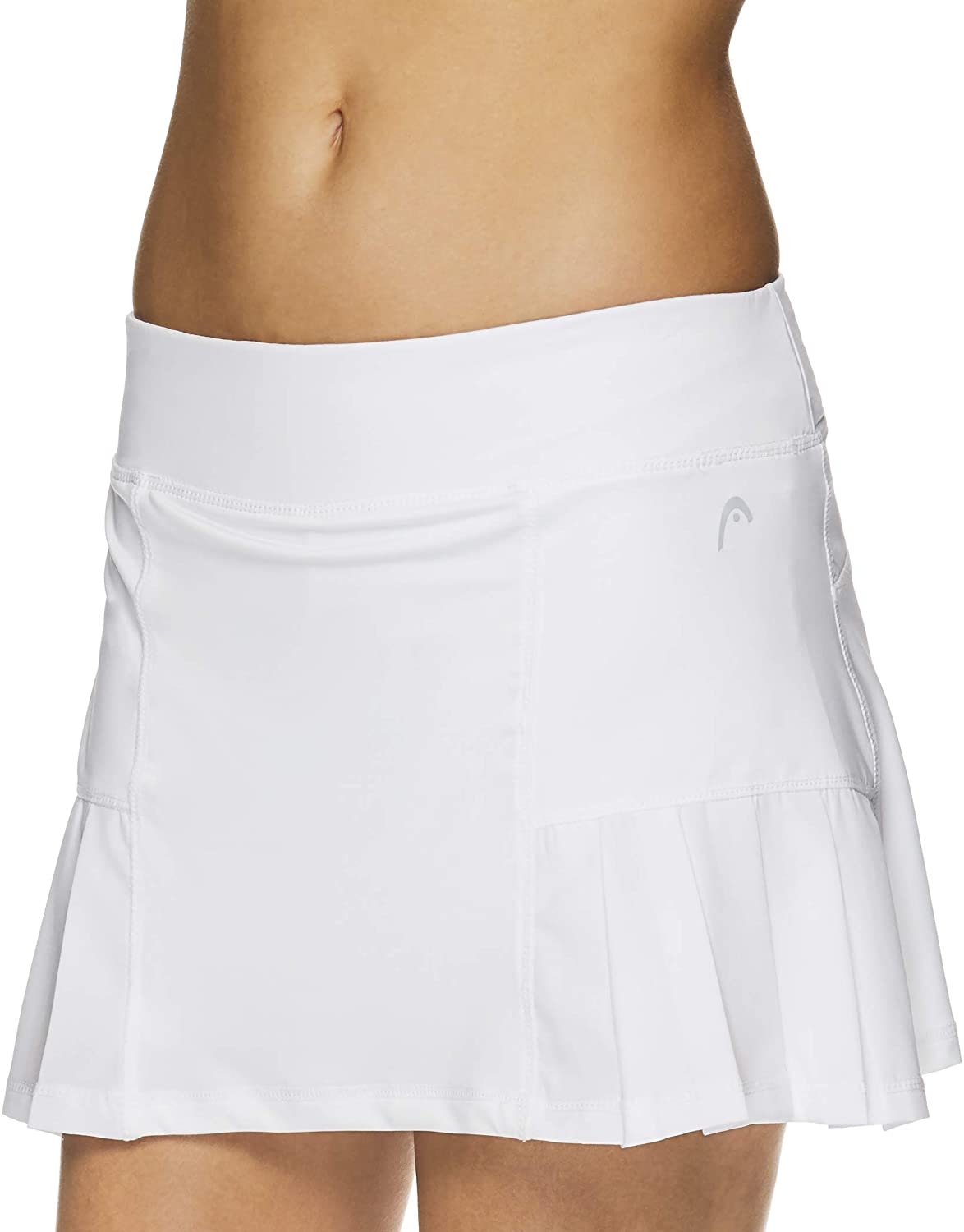 Spike Medium Grey X-Small HEAD Womens Athletic Tennis Skort Performance Training & Running Skirt 