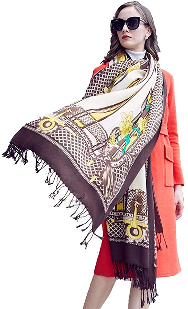 YanChou Silk Wool Scarf 135cm Hems Rolled Brand Scarf Designer Luxury Shawl Pashmina Women Winter Scarves