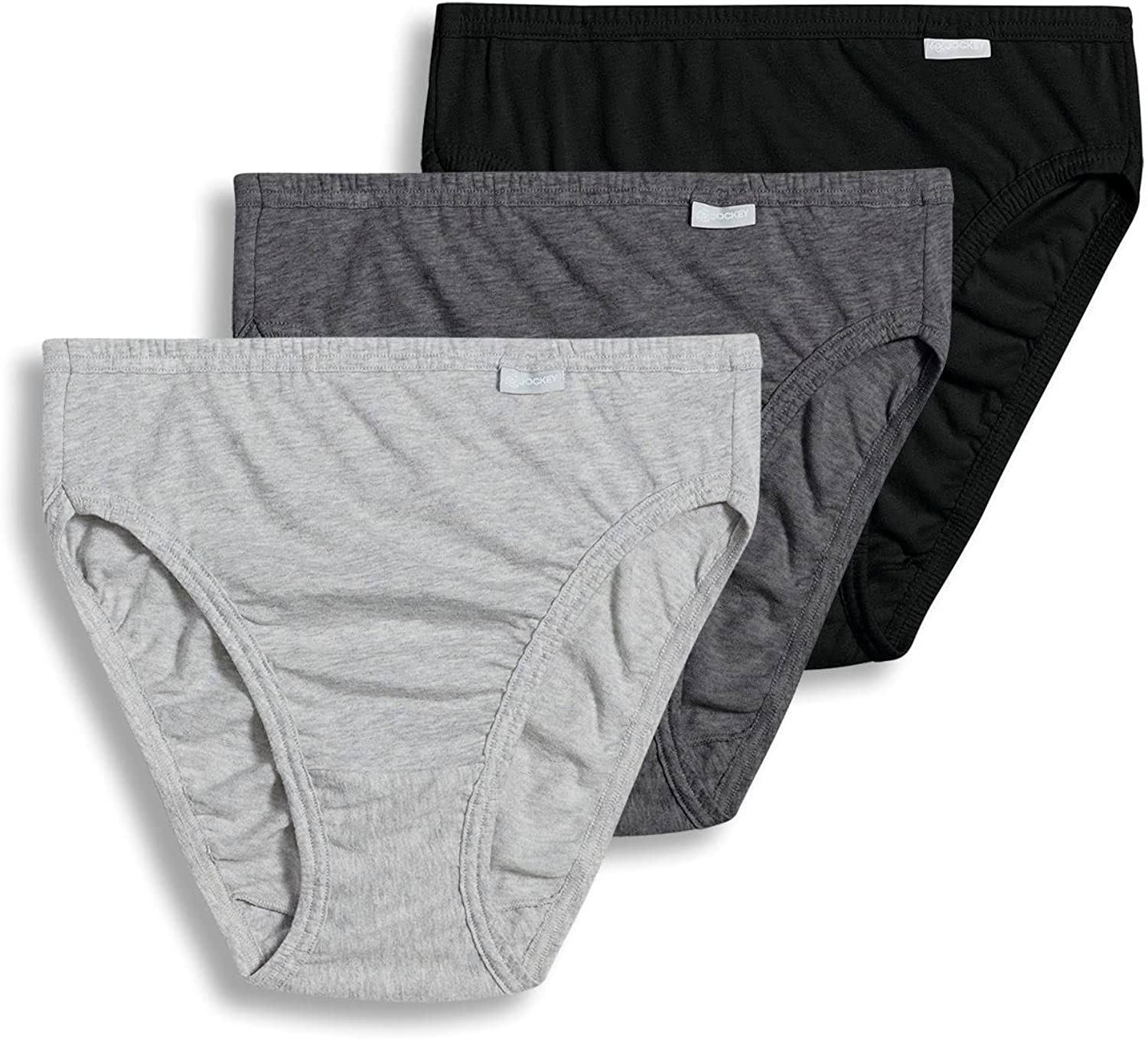 Jockey Women's Underwear Plus Size Elance French Cut - 3 Pack
