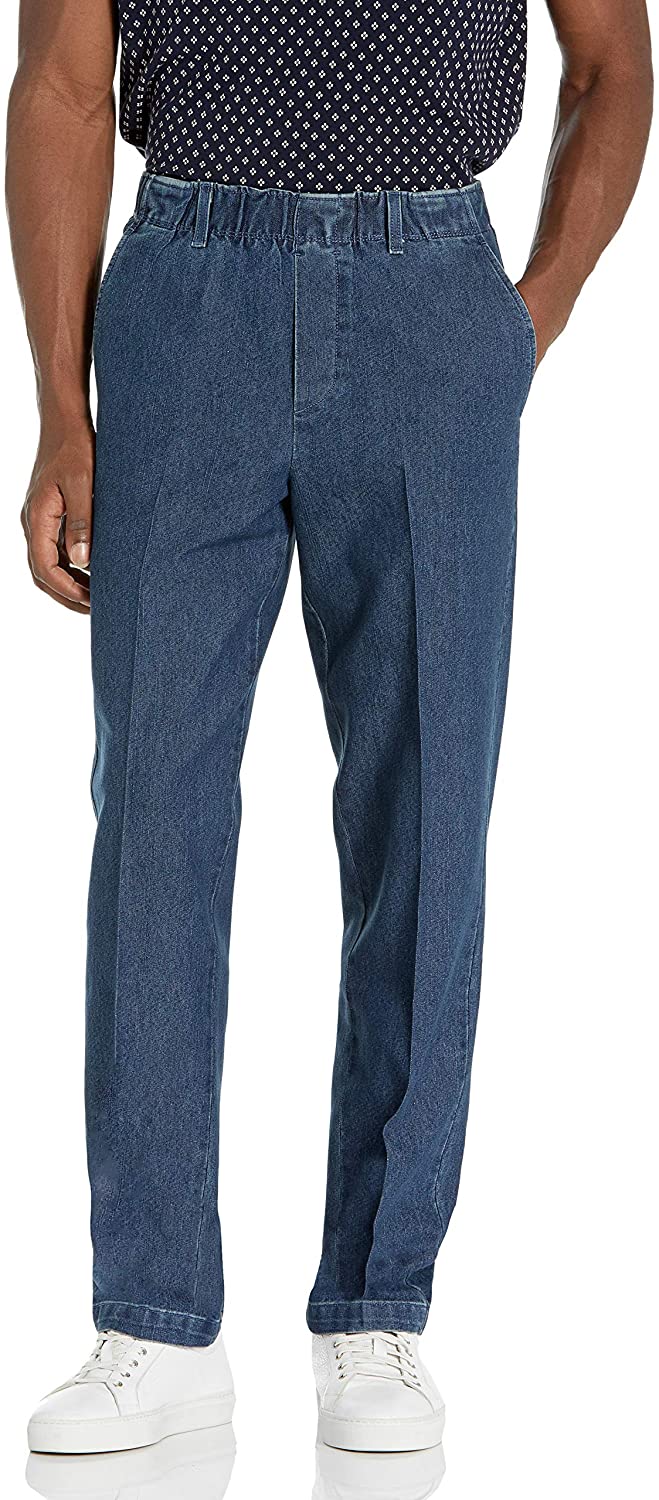 haggar mens jeans flat front