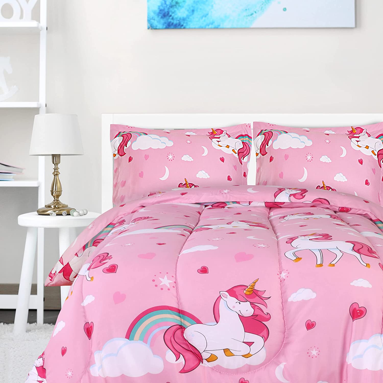 Utopia Bedding All Season Dinosaur Comforter Set with 2 Pillow Cases - 3  Piece B