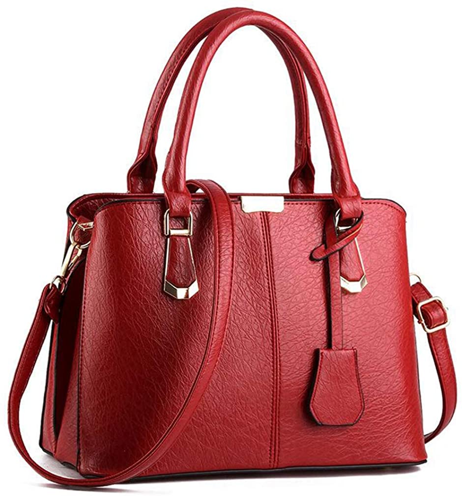 Pahajim Women Fashion Handbags Set 4pcs PU Leather Shoulder Bags Tote Bags Wallets Butterfly Chain Accessories